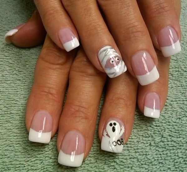 conception ongles Halloween