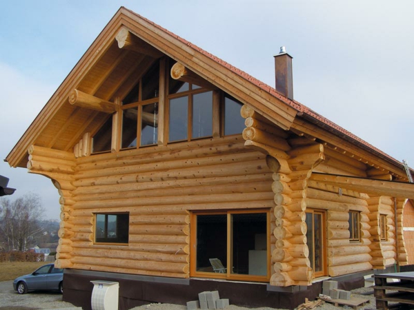 Къща-колиби изключване Log-канадски стил