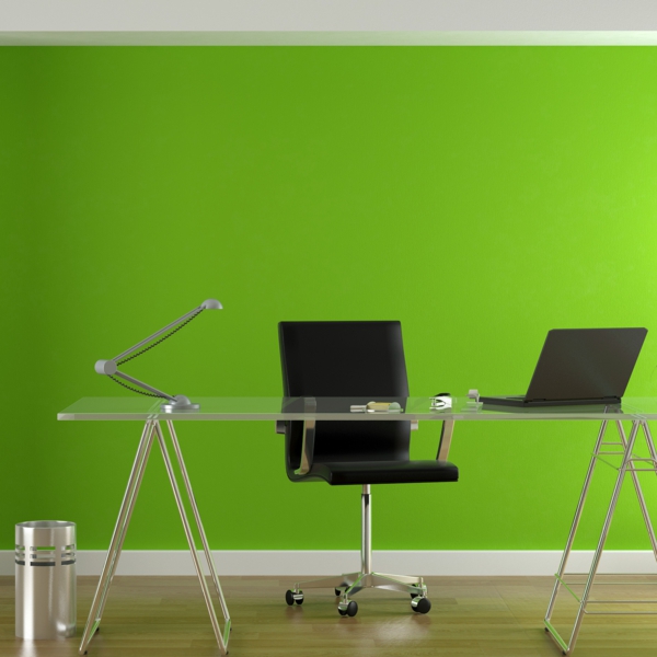 Kućni ured - boja-zelena tonovi