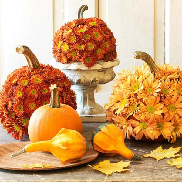 Ideas para decoración de flores de otoño