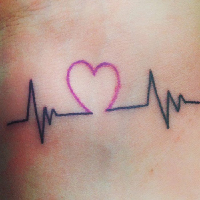 Srce tetovaža romantična tetovaža simbola