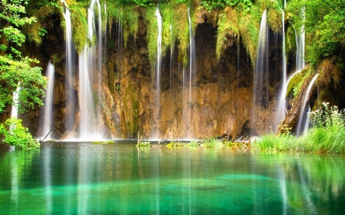 Pozadina Vodopad čudo-the-priroda