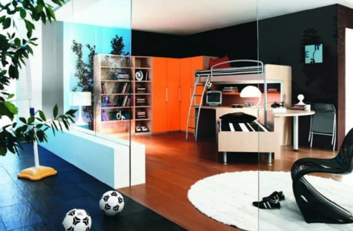 Loft-by-tizenévesek-in-dizájn szobákat