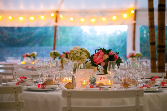 Vjenčanje stol dekoracija svijeće-i-rasvjeta