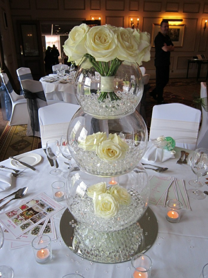 Vjenčanje stol dekoracija-ruze