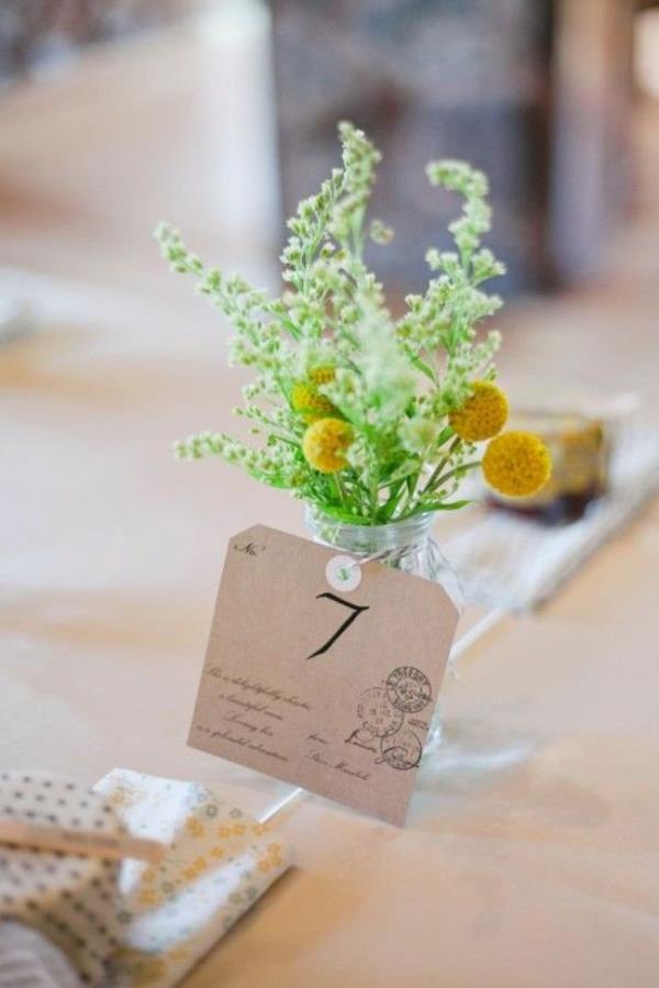 -Hochzeitsdeko bricolaje de decisiones para la boda decoración de la mesa de boda