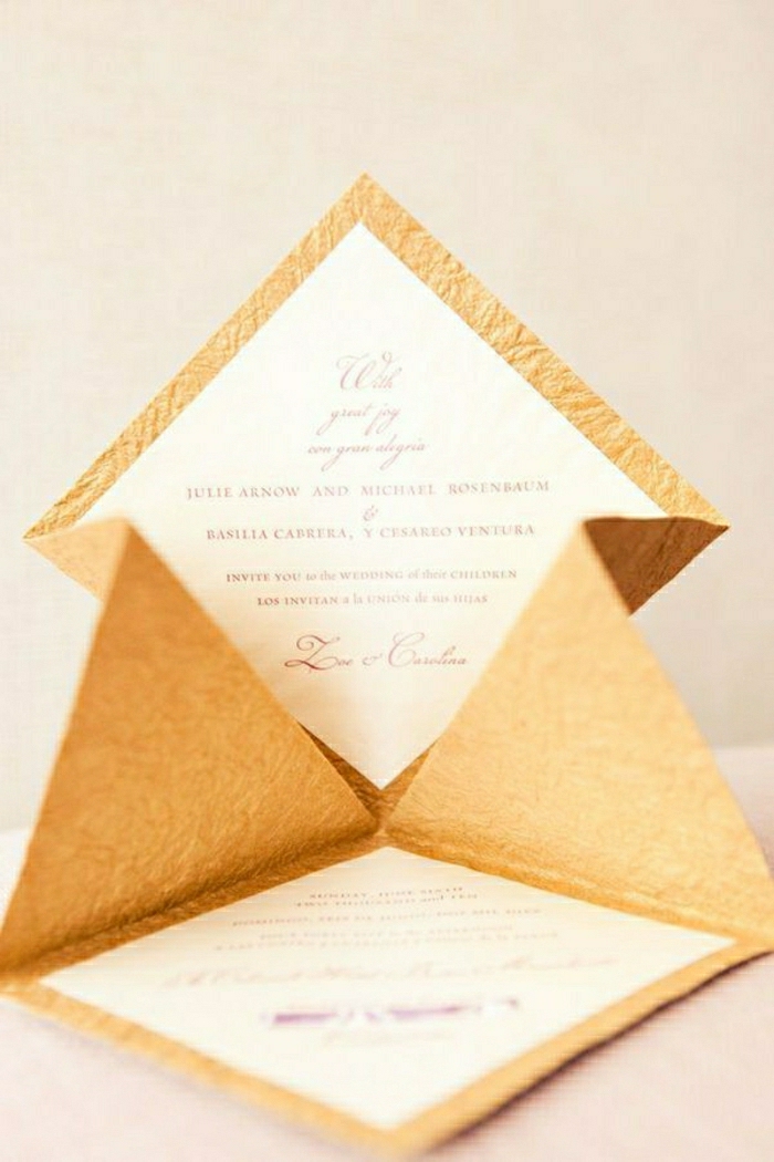 Сватбена покана-оригиналната идея--необичайна форма хубав-фин дизайн