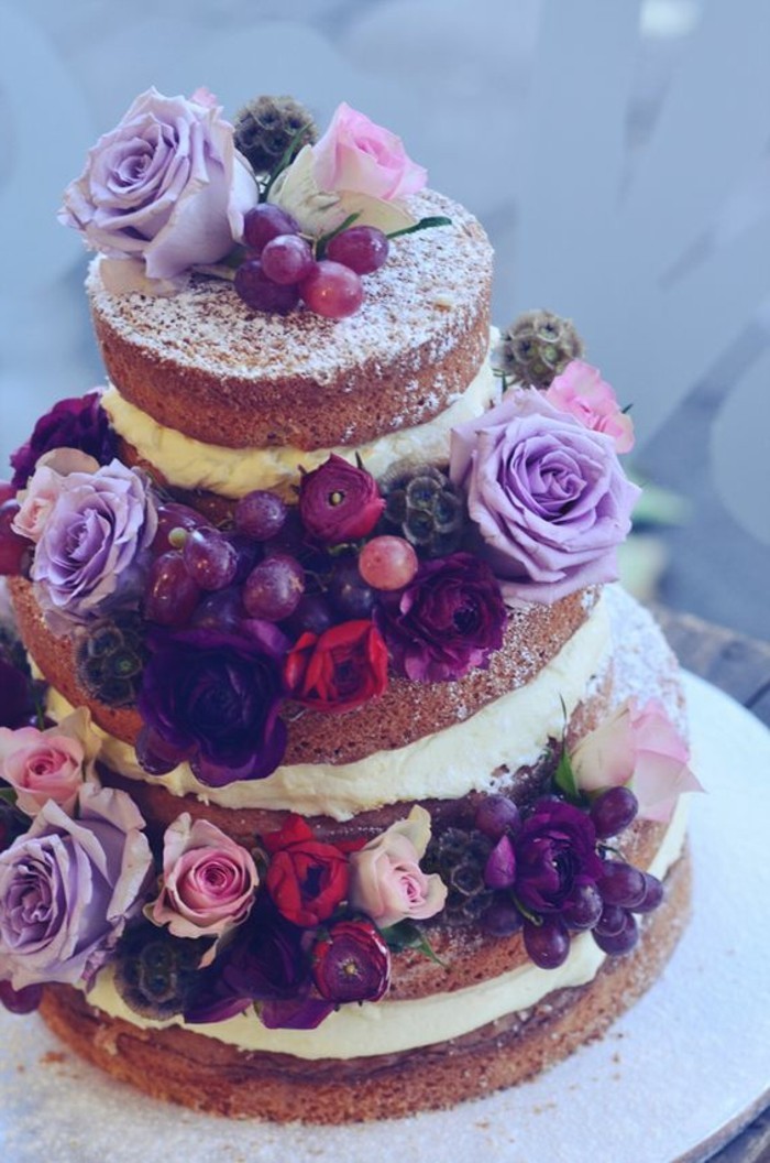 Vjenčanje ideja fantastična torta-uređen-s-plave ruže