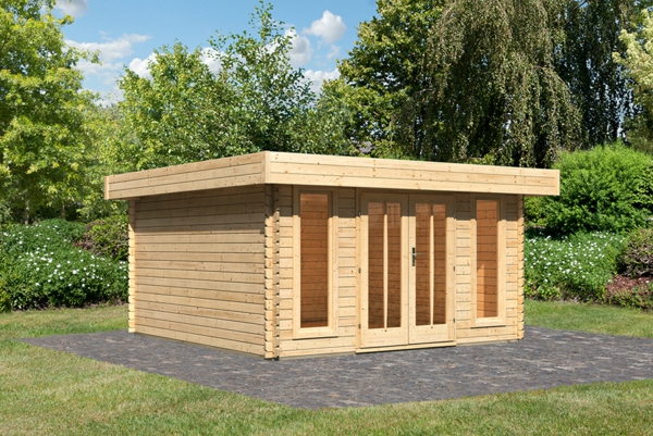 Casa de madera de jardín idea misma de creación