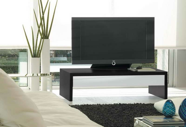 IKEA bútorok TV szekrény TV Tisch.-of-fa-in-sötét színű