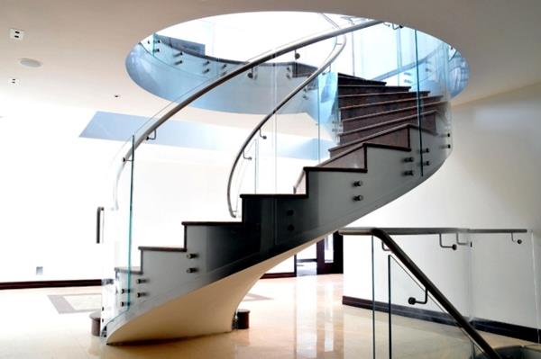 Ideoita-for-the-moderni-sisustussuunnitteluyrityksen sisustus portaikko-Spindeltreppe-