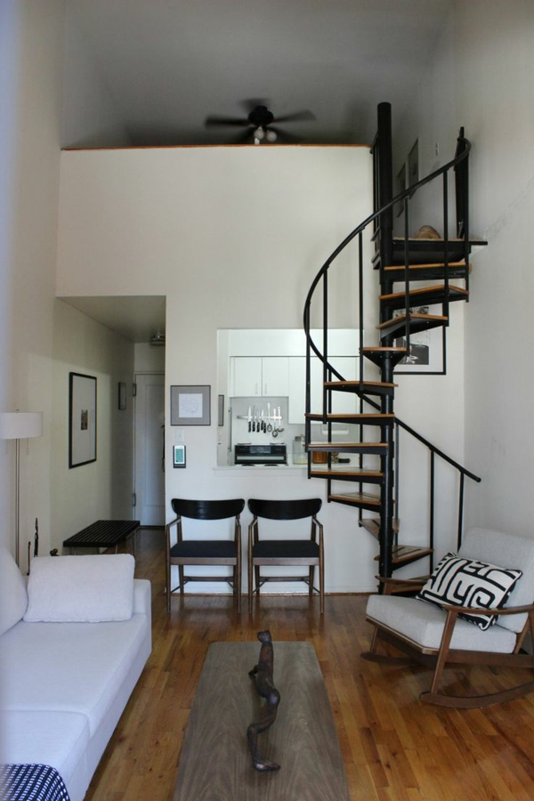 -Innenarchitektur-plein effet design pour un escalier en colimaçon