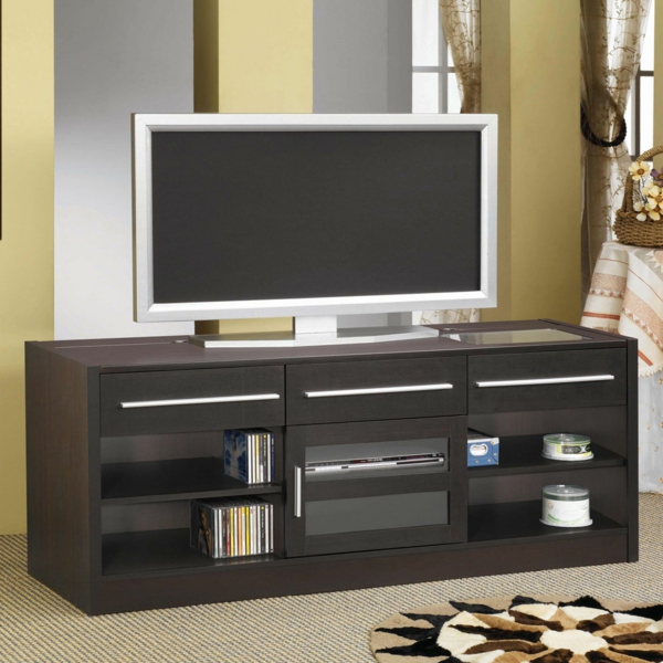 Belsőépítészet TV bútor-és-cool-design-for-a-modern nappali-