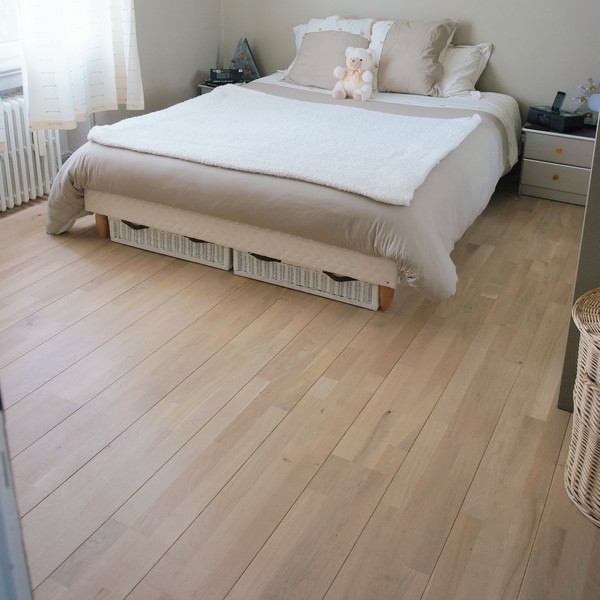 Интериорен дизайн идеи Подове от дърво в спалнята