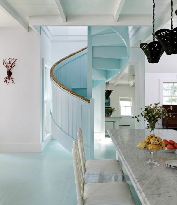 -Interior dizajn ideje-spiralno stubište-s-originalnim-Design--
