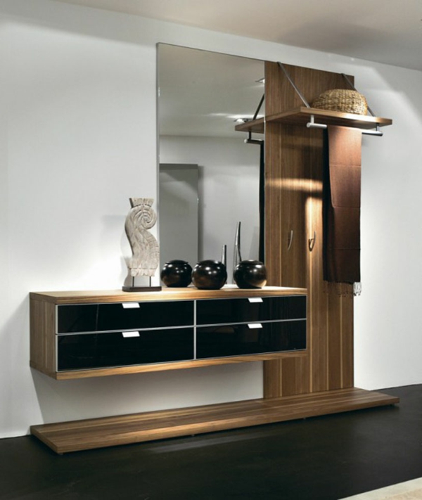 Интериорен дизайн идеи елегантен антре мебели от дърво