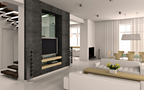 Dizajn interijera Jednostavan i savršen dizajn Elegantna dnevna soba