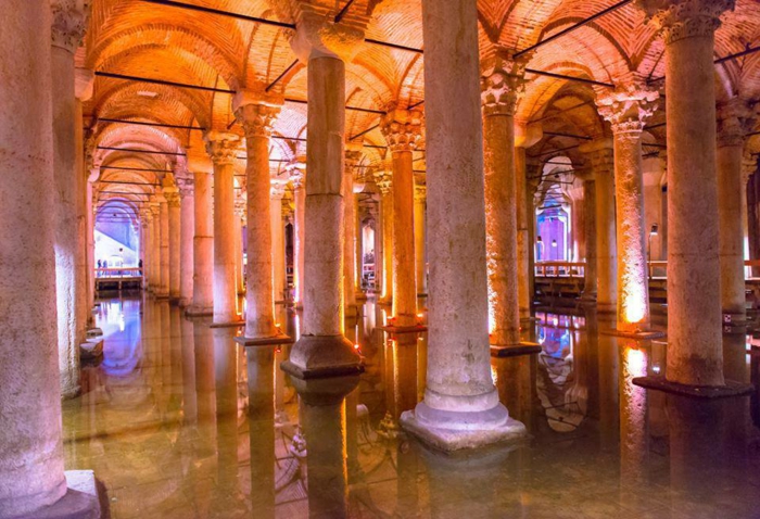 Istanbul Turistička atrakcija Savjeti za putovanje YEREBATAN Palace SULTANAHMET