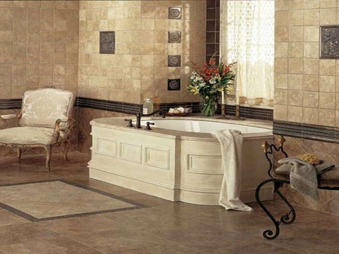 Olasz-fürdőszoba csempe-in-barokk fürdőszoba