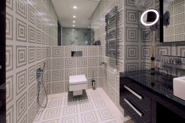 azulejos-con-muchos-cuadrados-italiana de baño