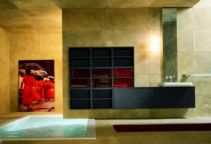 Italiana fabricante de azulejos de baño con piscina