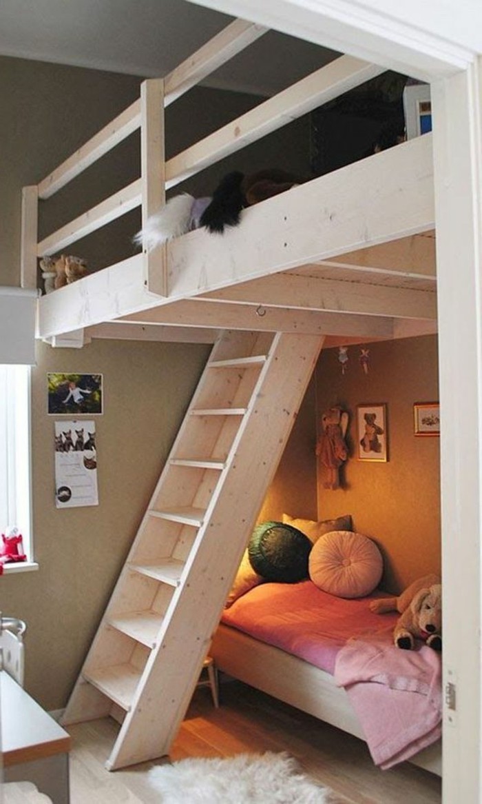 Младежка стая с легло на два етажа-с-етажна