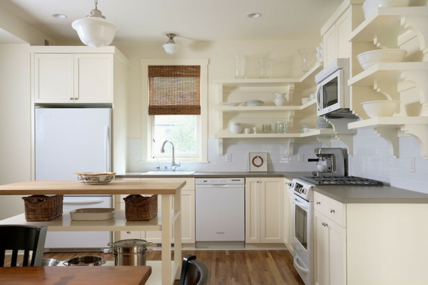 تصميم المطبخ التصميم الداخلي الفكرة مع جميلة لون قشر البيض