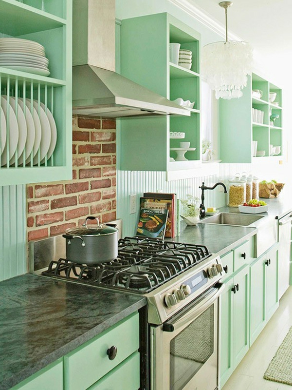 Kuhinja dizajn-sa-namještaj-in-vintage stilu dizajn ideje