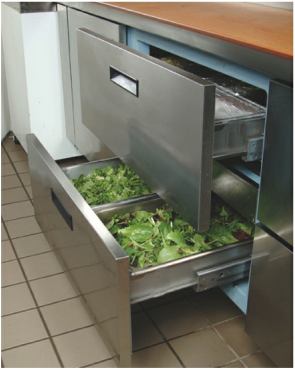Hladnjaci-s-ladicama Kuhinja dizajn ideje modernog dizajna