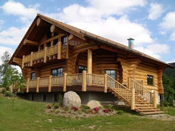 Канадски дървени къщи тераса архитектура дизайн