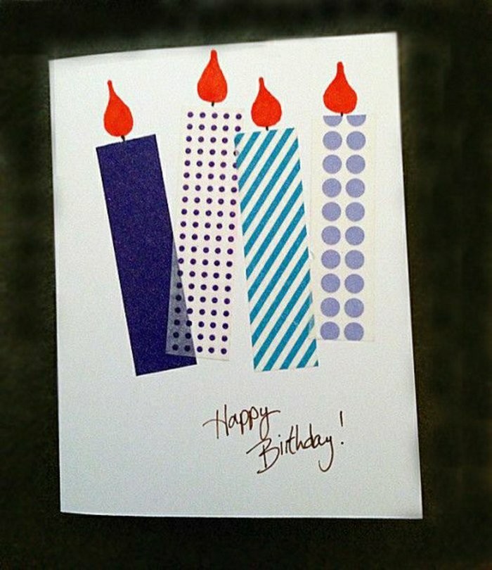 Tarjeta para-cumpleaños-llanura-diseño