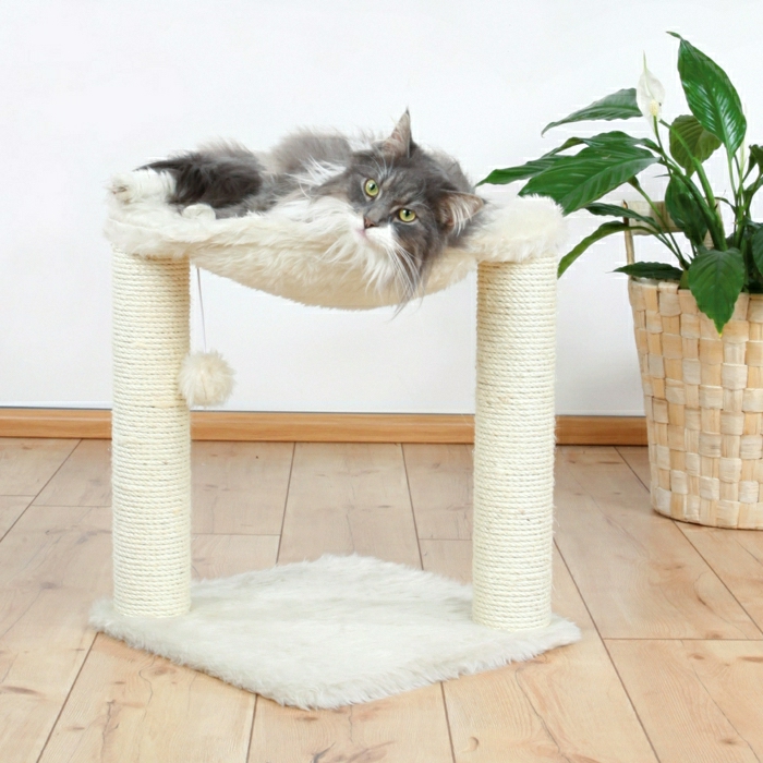 Cat Хамак интересен дизайн пухкава котка Отдих саксия