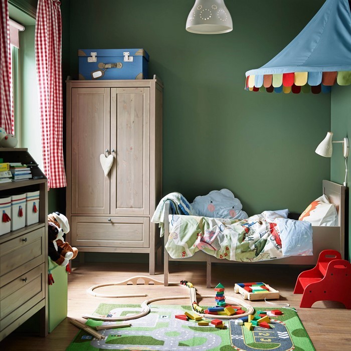 Lastentarha väri-suunnittelu-with-ruskea-A-mainospäätös
