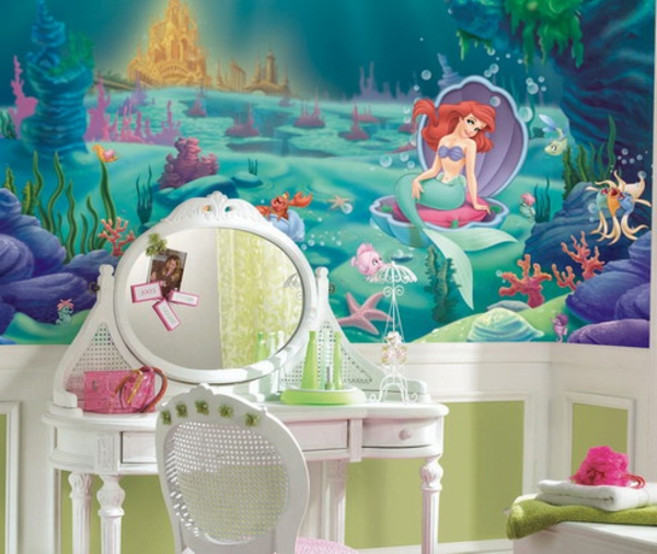 Dječji zidovi make-Disney princeza Ariel