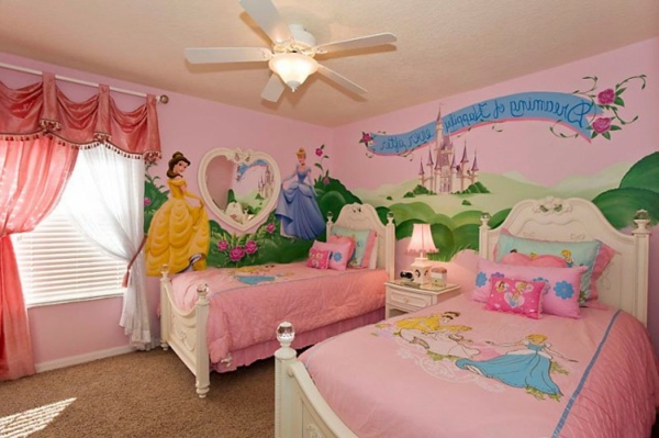 Dječji zidovi Styler Disney roza