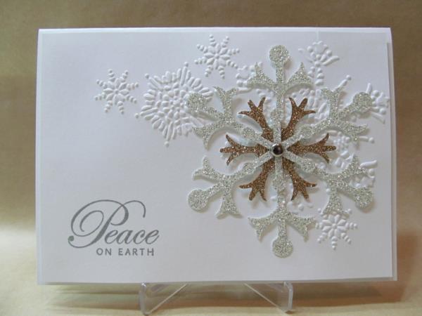 -Creative - أفكار للتصميم من عيد الميلاد بطاقات - الثلج -