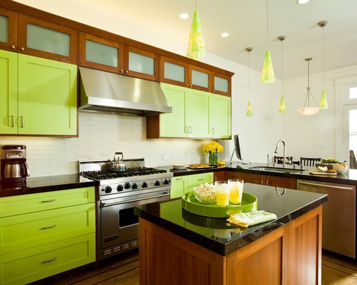مطبخ في الأخضر وسيلة استثنائية الجهاز