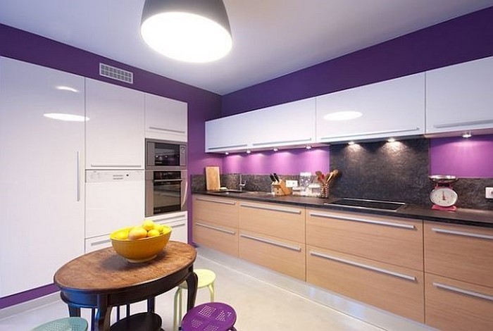 厨房功能于紫设置一个创意设计