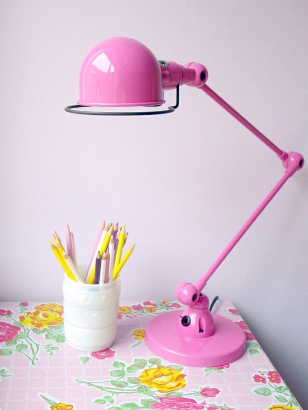 Lámparas para la idea de diseño de la lámpara rosa de guardería