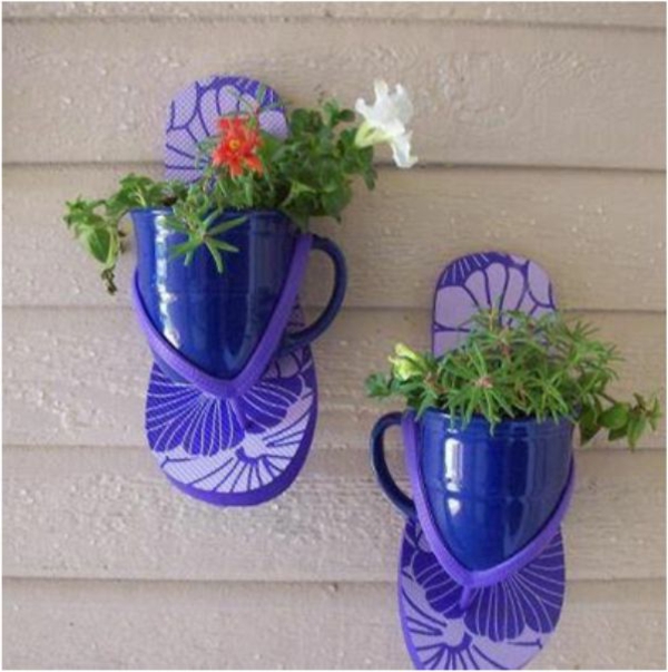 Flops en violet-Pots Idée Creative