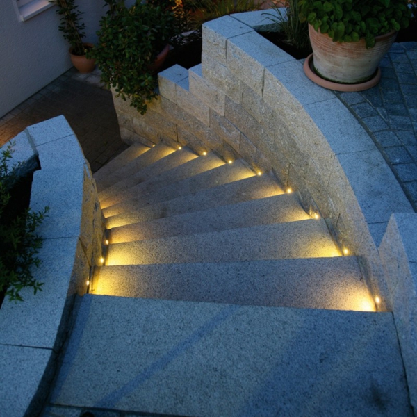 Led padló lámpák-on-the-lépcsők