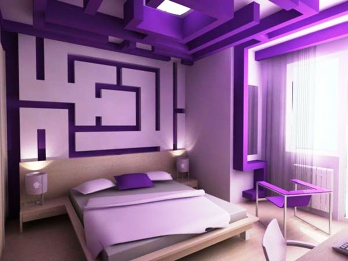 Purple стаята като-а-лабиринт