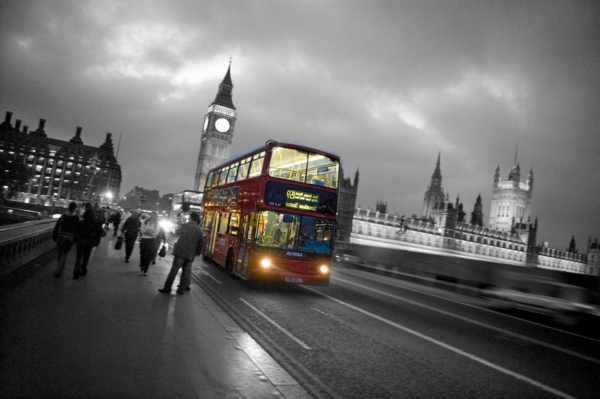 London Bus Ljudi