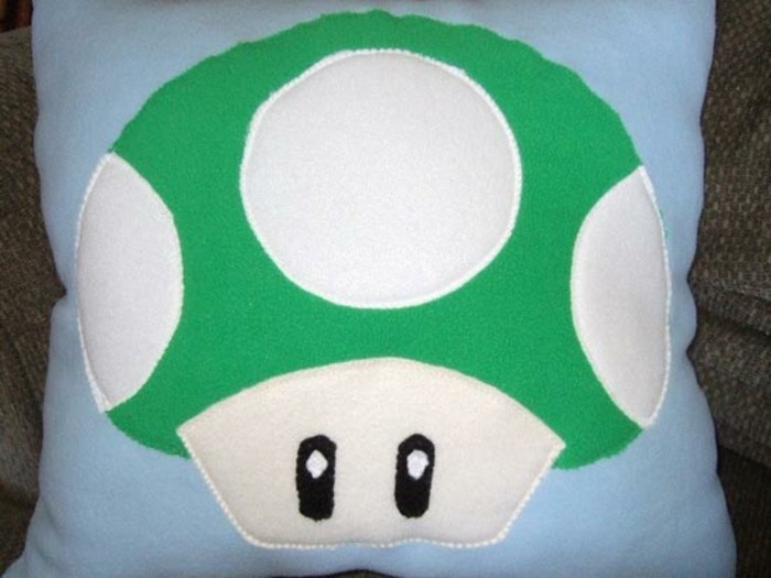 Čudno jastuk sa Super Mario gljiva