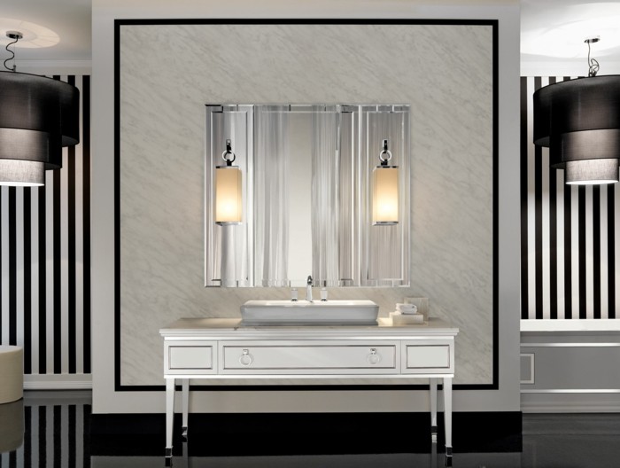 Luxus fürdőszoba sokat szimmetria
