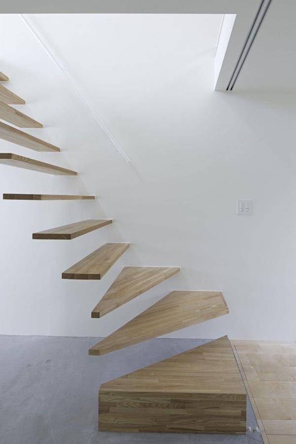 Luksuzni interijer dizajn ideje fascinantan unutrašnje stubište - samostojeća