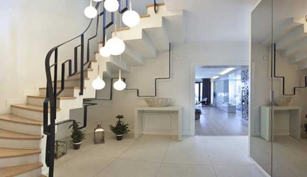 Luksuzne interijera dizajn ideje fascinantne unutarnje stepenice