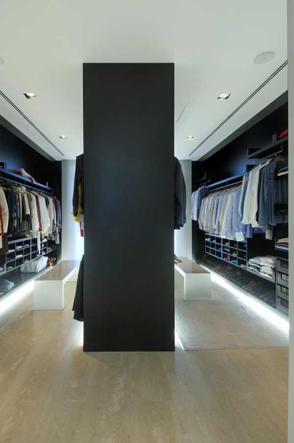 Luxus walk-in szekrények tervezési ötlet luxus szekrény