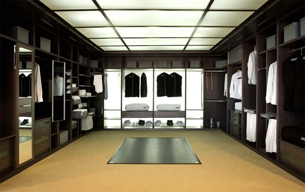 Luxus walk-in szekrény-a-férfi luxus szekrény