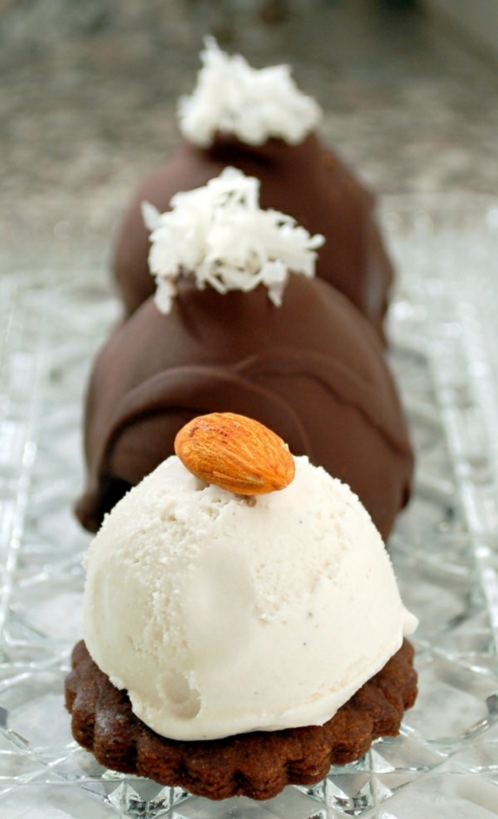 Almond сладолед шоколадови бонбони-здрав, без захар